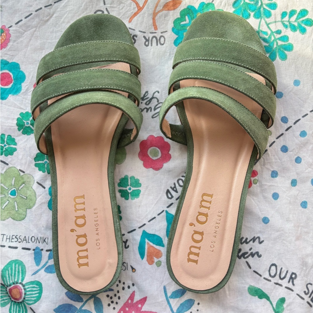 Ma’am Madewell Suede Leather Sandals